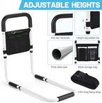 Bed Rails for Elderly Adults Safety,Bed Rail for Seniors,Bed Rails for Queen,Bed Safety Rail for Elderly Adult,Bed Safety Rail with Strap,Adjustable Bed Rail for Elderly,Couch Rail,Sofa Rail