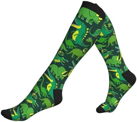 Compression Socks Knee High Circulation Support Socks For Women Men Athletic Running Work Hiking Cycling Travel