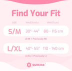 SUNKISS Masterpiece Adult Diapers with Tabs, Unisex Disposable Incontinence Briefs for Women and Men, Odor Control, Pink, Small/Medium, Previously Medium,10 Count