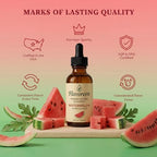 Flavoreen Watermelon Extract – Highly Concentrated Liquid Flavoring - Water Soluble - for Drinks, Candy Making, Baking, Icing & Sodas – Premium Watermelon Fruit Flavor – Made in USA (Amber Glass Dropper Bottle)