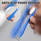 Manual Mini Toothbrush for Prison - Jail Tiny Toothbrush, Detention & Drug Rehabilitation Center Security Supplies, 10 Pcs