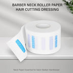 Disposable Barber Neck Paper with Hairdressing Accessory Tool - 5 Rolls & 500 Neck Strips, Barber Supplies