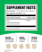 BulkSupplements.com Rutin Powder - from Saphora Japonica, Rutin Supplement, Rutin 500mg - Antioxidants Supplement, Circulation Support - Pure & Natural, 500mg per Serving, 100g (3.5 oz)