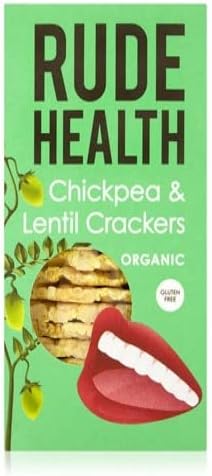 Rude Health Organic Chickpea and Lentil Crackers, 120g