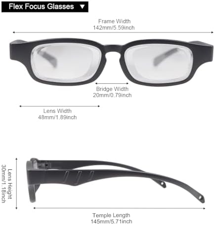 Adjustable Focus Reading Glasses 0D to 350D Diopters Readers Glasses Anti Blue Light Multi Point Micro Permeable Lens Dial Vision Reading Glasses Zoom Eyeglasses For Reading Distance Near Far Sight