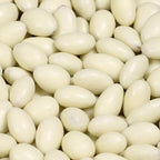 Gourmet White Chocolate Covered Almonds by Its Delish, 2 lbs Bulk | White Milk Chocolate Coated Almond Nuts, Kosher Dairy