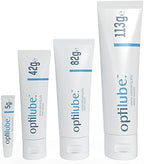 OptiLube Tubes (113g x12) - Sterile Lubricating Jelly for Insertion of Medical Devices in 5g, 42g, 82g, and 113g Tubes, Water Soluble Lubricant with Easy-to-Use Flip Cap (113g x12)
