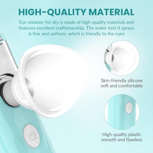 2-in-1 Nano Face & Eye Mister, USB Rechargeable Cool Mist Sprayer for Eyelash Extensions, Makeup Setting & Skin Hydration – Portable Handheld with Visual Water Tank