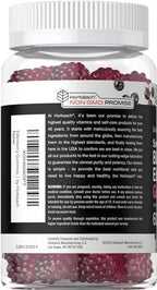 Horbaach Sambucus Black Elderberry Gummies | 60 Count | with Zinc and Vitamin C | Vegan, Non-GMO, Gluten Free Extract for Adults | Berry Flavor | by Berkshire Labs