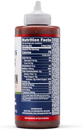 Blues Hog Sweet Asian Dragon Sauce, Sweet & Tangy Asian BBQ Sauce with Teriyaki & Garlic, All-Natural, No High Fructose Corn Syrup, Made in the USA, 22 oz