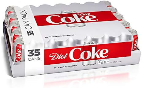 Coca Cola Diet Coke Soda, 12 Ounce, Pack of 35
