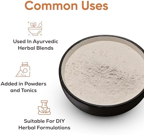 100% Organic Safed Musli Powder - Chlorphytum Borivillianum 227 GMS / 1/2 LB Pound / 08 Oz - Processed in FDA Registered Facility (A 100% Natural Health Supplement)