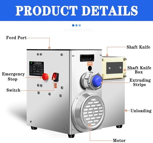 400W Commercial Popping Boba Making Machine, Semi-Automatic Tapioca Pearl Making Machine,Popping Boba Molding Tool, Taro Ball Cassava,10mm