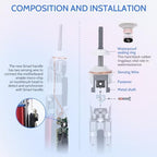 Upgraded Electric Toothbrush Metal Shaft Link Rod Compatible with Philips Sonicare Replacement Parts HX99 HX68 HX75 HX96 Connecting Rod with Waterproof Rubber Seal