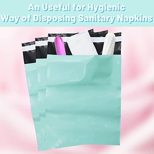 Sanitary Napkin Disposal Bags,100Pcs Feminine Personal Disposal Bags for Tampons and Pads,Self-Adhesive Sealed and Leakproof