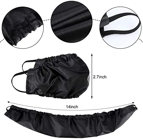 Boao 9 Pieces Beard Bandana Beard Covers Facial Beard Apron Caps Facial Beard Guard Bedtime Bib(Black, Blue, Coffee)