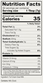 Anthony's Premium Goat Milk Powder, 1 lb, Gluten Free, Non GMO, No Additives