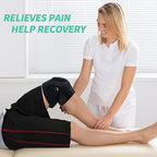 ABYON Adjustable Knee Brace for Men & Women - Maximum Support with Dual Side Stabilizers & Crossed Compression Straps for Meniscus Tear, ACL, MCL, LCL, Patella Injury and Post-Surgery Recovery - Please Check Sizing Video Before Buying
