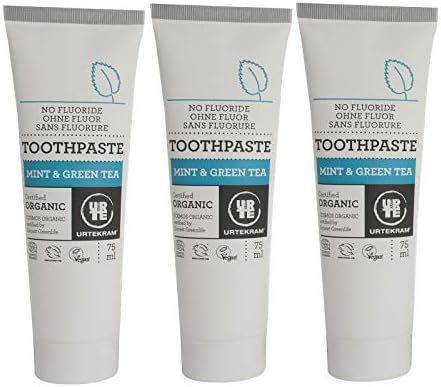 (3 PACK) - Urtekram - Mint with Green Tea Toothpaste | 75ml | 3 PACK BUNDLE