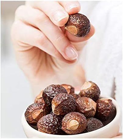 AnNafi® Reetha | Organic Soap Nuts | Aritha/Areetha/Kunkudukaialu | Sapindus used for making Reetha Powder, Ritha Shampoo, Oil | Natural Hair Care & Growth | Organic Laundry Detergent (100grams)
