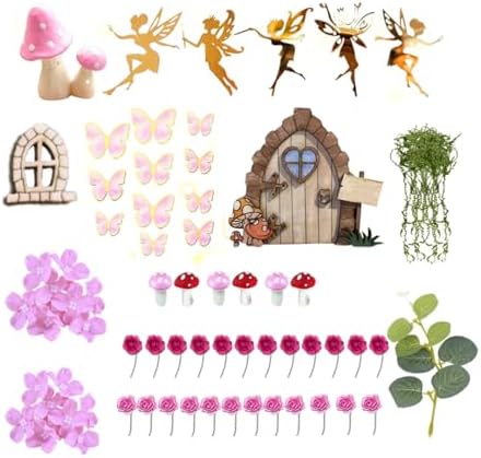 Fairy Cake Toppers Fairy Garden Theme Cake Topper Set For Birthday Baby Shower