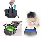 TRENDBOX Foldable Wash Basin Sink Water Bag Portable Mini 8.5L for Footbath Camping Hiking Outdoor Durable Design