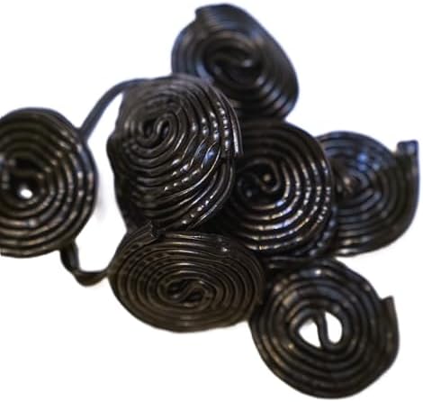 Black Licorice Wheels - 2 lbs of Bulk Fresh Sweet Licorice. Approximately 80 Wheels Per Bag