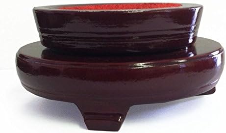 Amlong Crystal Meditation Divnation Sphere Feng Shui Crystal Ball, Lensball, Decorative Ball with Wooden Stand and Gift Box, Clear, 4.2 inch (110mm) Diameter