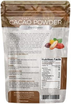 Pure Natural Miracles Cacao Powder Organic - Raw, Unsweetened, Non-Alkalized Cocoa - Ceremonial Grade, Single-Origin from Ecuador - Perfect for Hot Chocolate, Smoothies or Baking - 16 oz