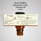 AROMAFUME Cinnamon Bark Essential Oil - 100% Natural, Therapeutic Grade Essential Oils - Comforting Aromatherapy Oil for Home Diffusers - Gifts for Her - 10ml