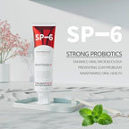 Sp-6 Probiotics Whitening Toothpaste, Sp-6 Ultra Whitening Toothpaste, Enhanced Formula with Enamel-Safe, Fluoride-Free, Fresh Breath Mint Flavor for Oral Health (2)