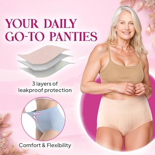 Ladymates Panties, SleekHip - Leakproof High-Waist Tummy-Control Butt-Lifting Panties, Lady Mates Underwear for Women