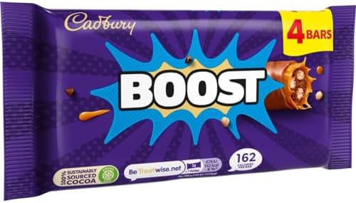 Cadbury Boost Bars 4pk 126g (Pack of 1)