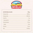 DIVELLA Penne Rigate #27, 16 Oz. (Pack of 20) - Authentic Italian Pasta Made with Durum Wheat Semolina, Perfect 'Al Dente' Texture for Every Dish
