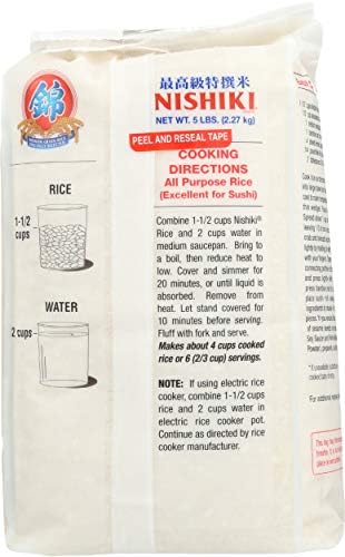 Nishiki Premium Sushi Rice, 80 oz