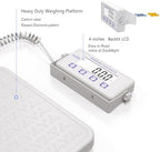Medical Scale, 440LBS Heavy Duty Scale for Body Weigh, Wrestling, Hospitale, Multifunction Button, LCD Display, with Manual and Adapter