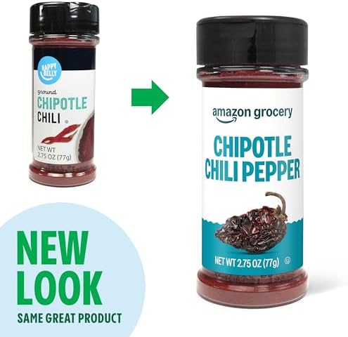 Amazon Grocery, Chipotle Chili Pepper, Ground, 2.75 Oz