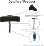 3Pcs Knob Replacement Part Universal for Rolling Walker Rollator, Foldable Rollator Walker, Hand Propelled Walker etc, Aluminum 3 Point Knob,Rollator Walker Medline Walker Parts Accessories