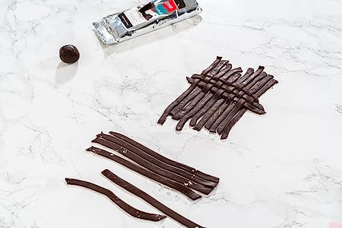 Bakerpan Premium Rolled Brown Fondant for Cake Decorating - 1 Pound, Chocolate Flavor (Made in USA)