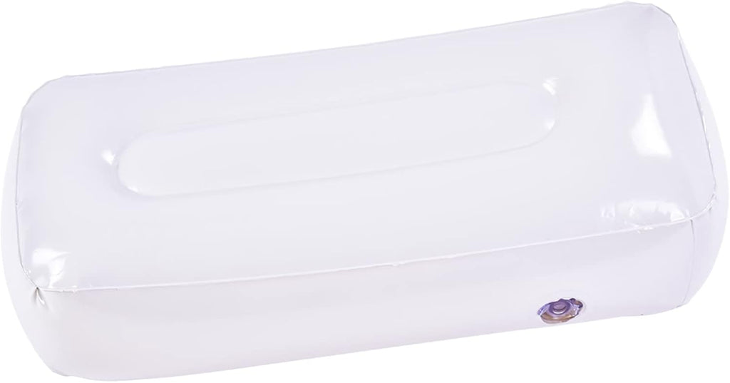 LIZEALUCKY Outdoor Camping Fishing Inflatable White Seat Cushion Portable Folding Thick