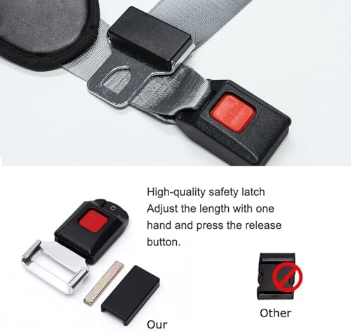 Extremity Mobilization Belt, Traction Strap Physical Therapy, Manual Traction, and Mobility with Pad, 9.8Ft/3m(A)