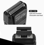 kemei Men's Reciprocating Cordless Razor Razor Electric Rechargeable Razor Precision Beard Sideburn Trimmer Razors Twin Blade Multifunction Grooming Razor…