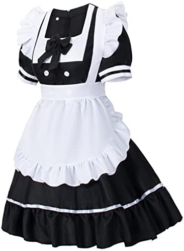Irtysh Anime French Women Bunny Maid Sweet Kawaii Costume Cosplay Dress Furry Cat Ear Gloves Socks set