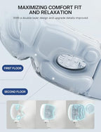 Eye Massager with Heat, Mothers Day Gifts for Mom, Heated Eye Massager for Migraines with Compression and Bluetooth, Reduce Eyes Strain, Dark Circles and Improve Sleep, Gifts for Women Men