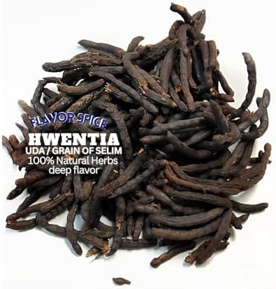 Uda | Negro Pepper 2oz | Grains of Selim, Hwentia Spice, Selim Pepper Pods, Diarr Xylopia Aethiopica Herb