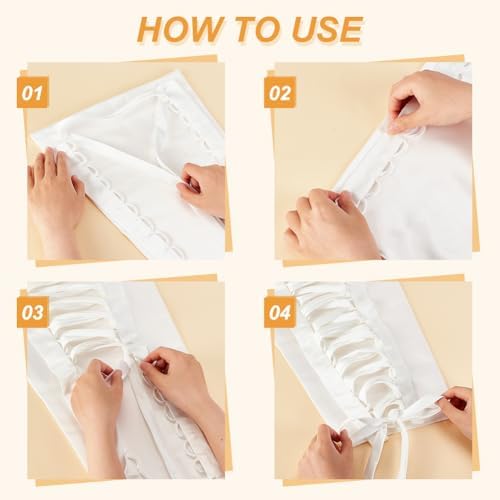 AHANDMAKER Wedding Gown Corset Kit Zipper Replacement, 18x12 Adjustable Fit Satin Corset Back Kit Lace Up with Lace up Dress Cord Back for Formal Prom Dress, Zipper Extender for Dress(White)
