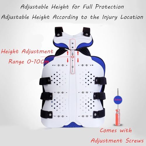 SFKLYU Thoracolumbar Spine Fixation Brace Adjustable Fixed Brace Thoracolumbar Fixed Spinal Brace for Kyphosis,Osteoporosis,Mild Scoliosis,A1