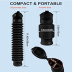 Pee Bottles for Men, Portable Urinal for Men, Collapsible Urine Bottle 750ML, Car Urinals for Men and Women, Emergency Urinal Shrinkable Pocket Toilet for Travel, Camping, Traffic Jam, Road Trips