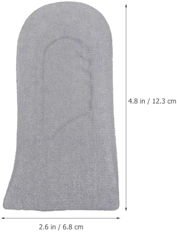 Didiseaon Silicone Insert Insoles Height Increase Foot Lift Cushions Invisible Heel Lift for Men and Women Winter 3-Layer 5cm Heightening Pads