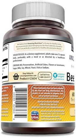 Amazing Formulas Bee Propolis Supplement | 600 Mg Per Serving | 120 Capsules | Non-GMO | Gluten Free | Made in USA